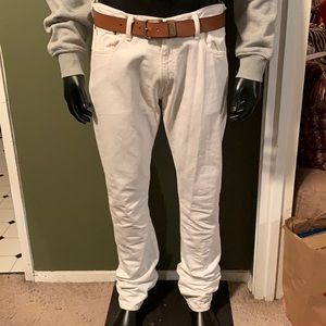 Ralph Lauren Polo Men’s White Jeans, Size 34 X 34